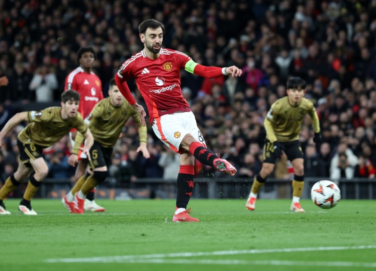 Bruno Fernandes scored a hat-trick as Man Utd beat Real Sociedad 4-1