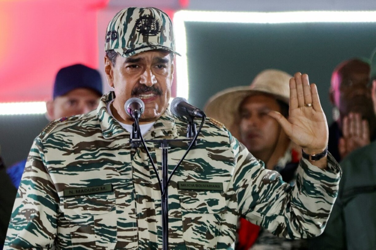 President Nicolas Maduro has claimed re-election to a third term widely dismissed as illegitemate