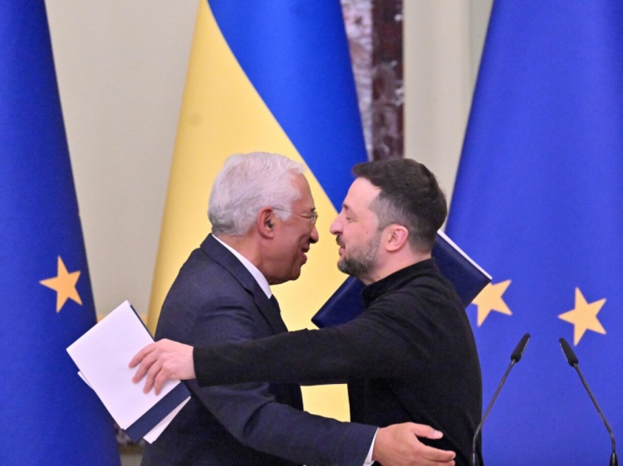 Zelensky made the comments after talks with visiting EU chiefs