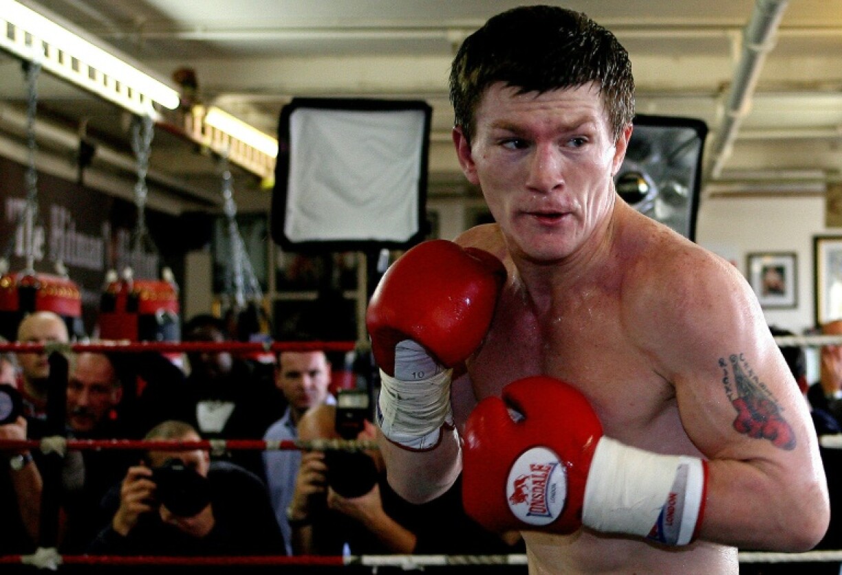 Late British boxer Ricky Hatton, pictured in 2007