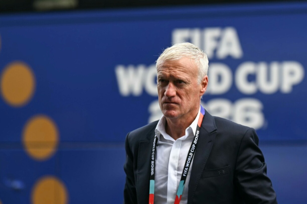 Le sélectionneur de l'équipe de France, Didier Deschamps, arrive avant le match de Coupe du monde opposant la France à l'Irak au Philadelphia Stadium de Philadelphie, aux Etats-Unis, le 22 juin 2026