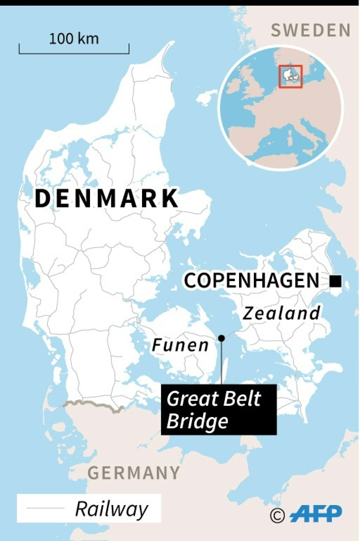 Denmark train accident
