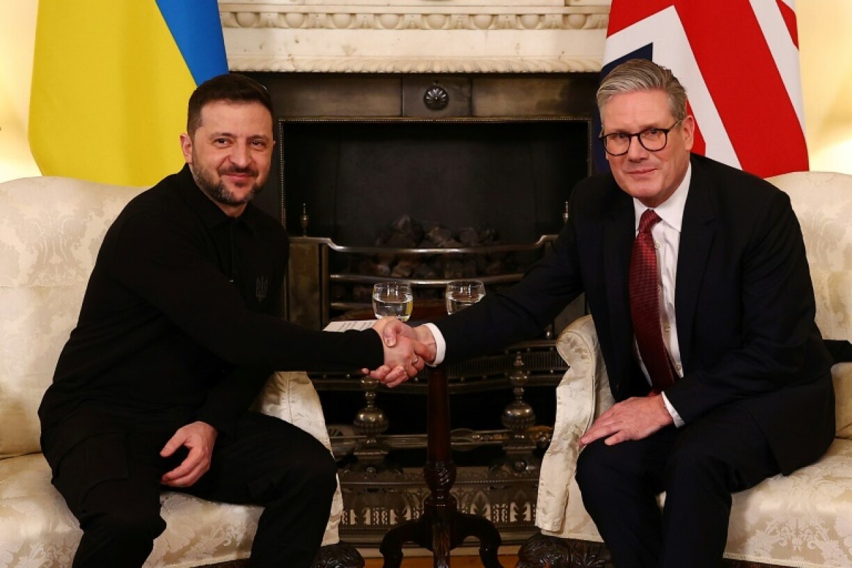 'You're very, very welcome here in Downing Street,' British Prime Minister Keir Starmer told Ukraine's Volodymyr Zelensky