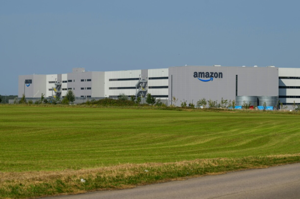 Un centre de distribution d'Amazon à Augny, en Moselle, le 30 août 2024