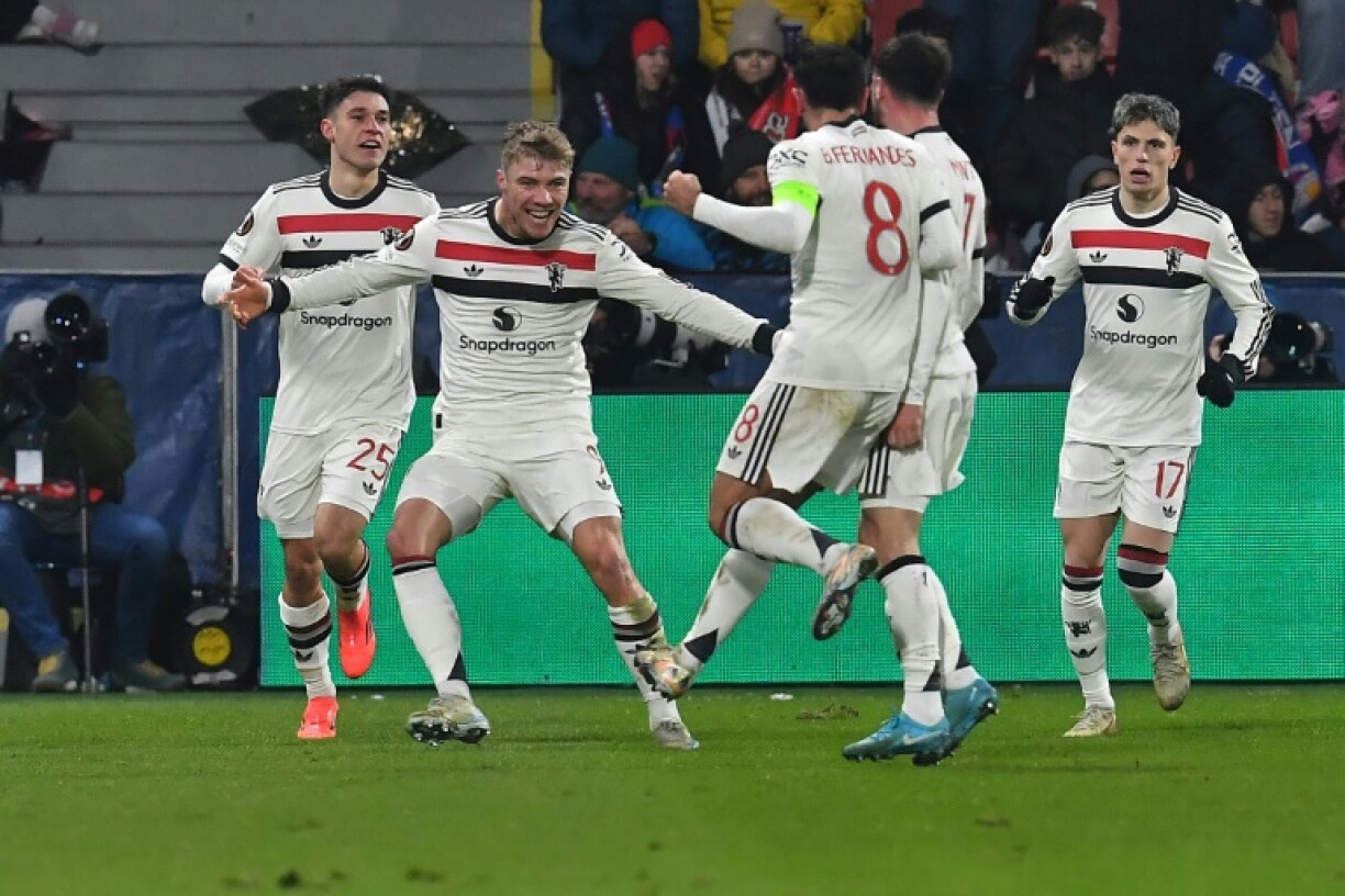 Rasmus Hojlund grabbed a come-from-behind victory for Manchester United over Viktoria Plzen