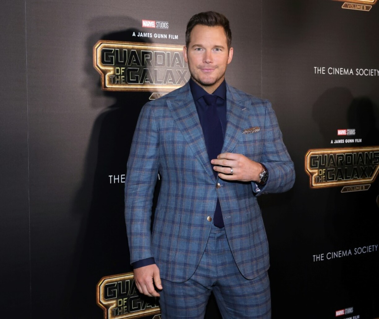 Chris Pratt à New York le 3 mai 2023