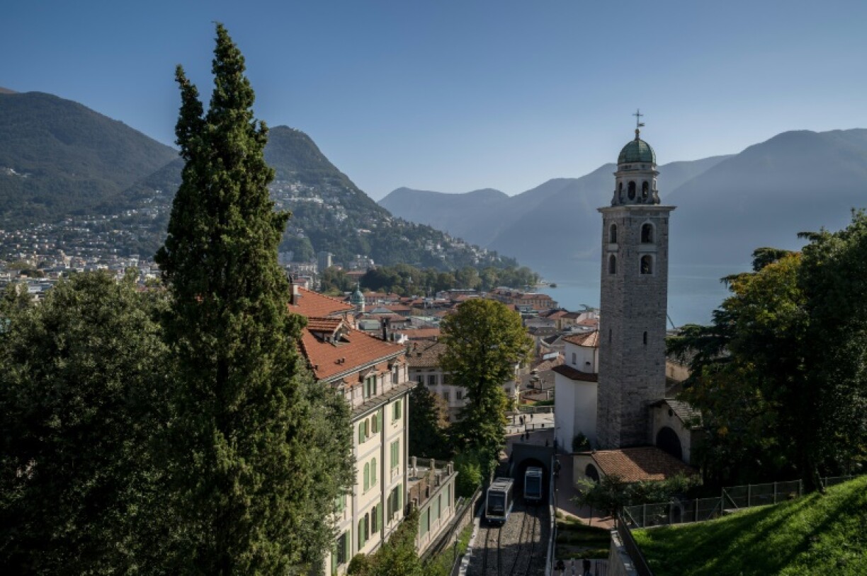 The first-ever Eurovision Song Contest was staged in Lugano in southern Switzerland