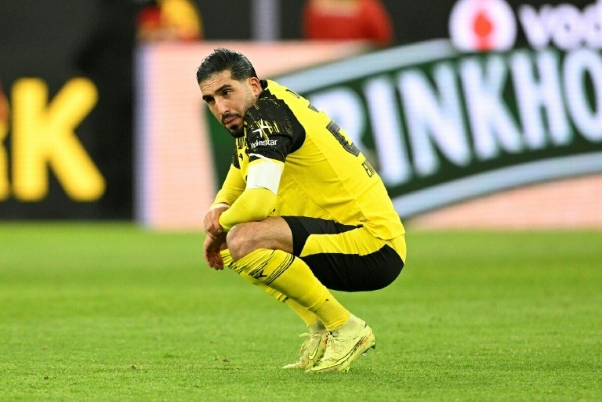 Borussia Dortmund's Emre Can converted a penalty but his side drew 3-3 on Saturday