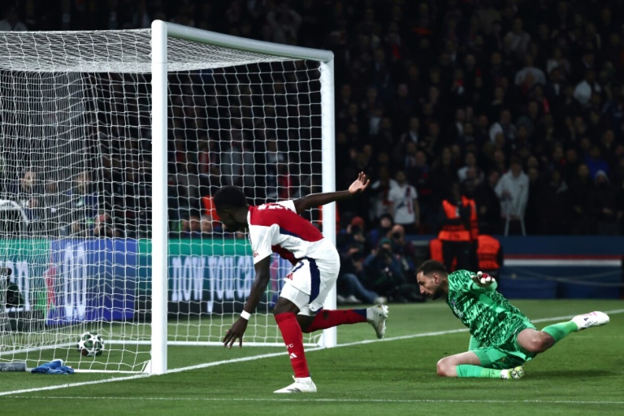 Bukayo Saka pulls a goal back for Arsenal in the second half