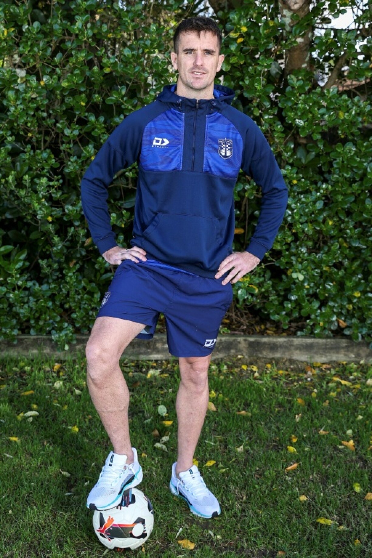 Auckland City's Angus Kilkolly pictured ahead of the Club World Cup