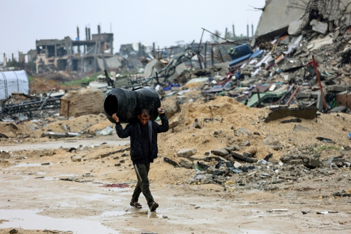 Large parts of the Gaza Strip have been left in ruins by more than 15 months of war