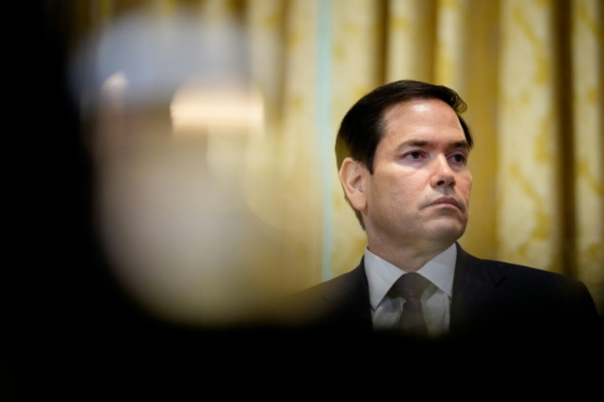 US Secretary of State Marco Rubio attends a cabinet meeting at the White House on July 08, 2025