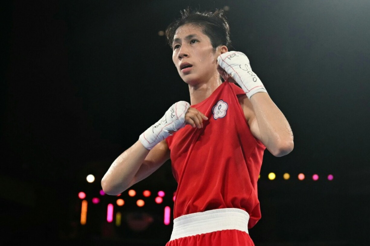 Taiwan's Lin Yu-ting at the Paris Olympics