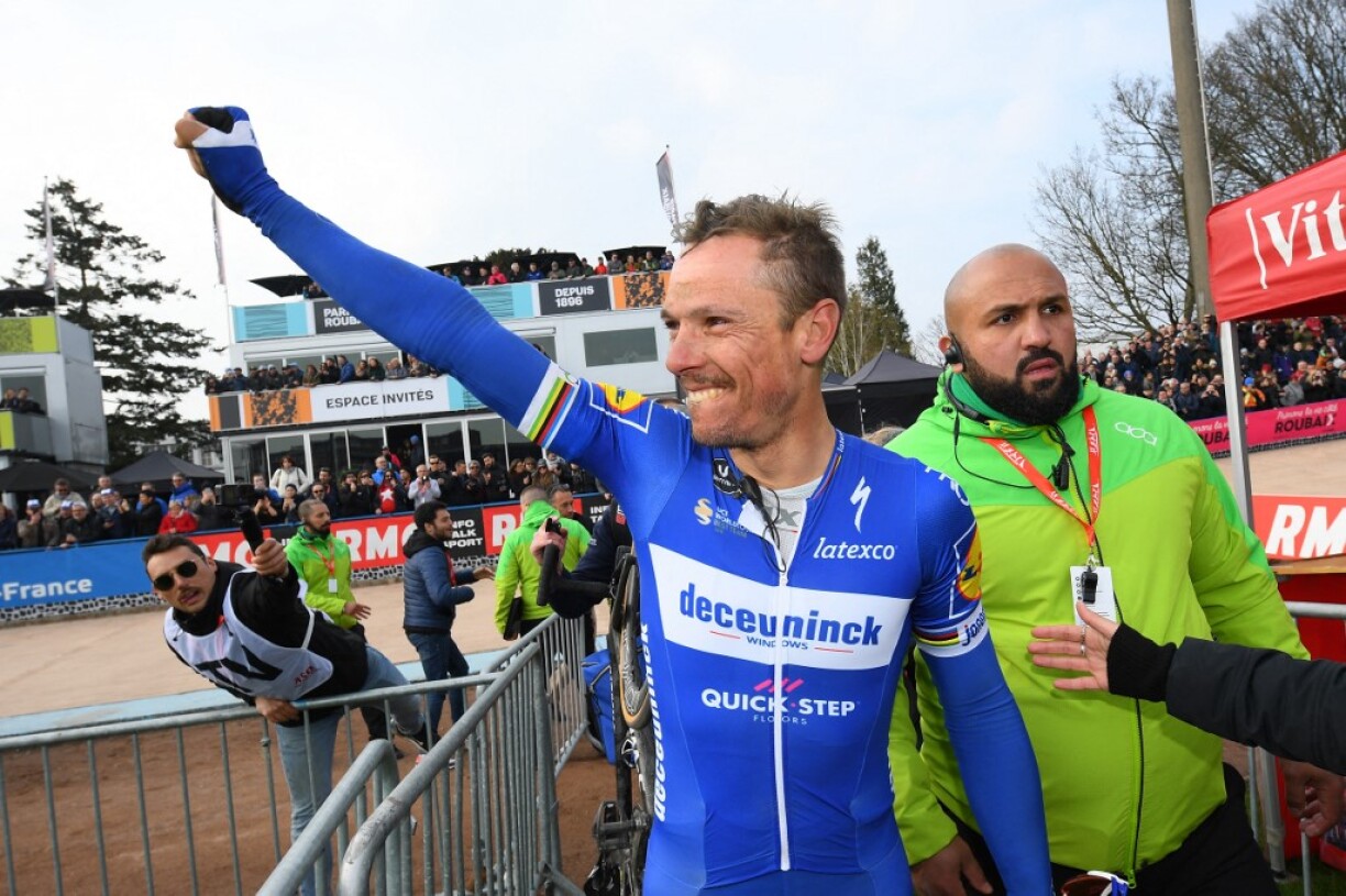 14 avril 2014: Philippe Gilbert remporte le 117e Paris-Roubaix.