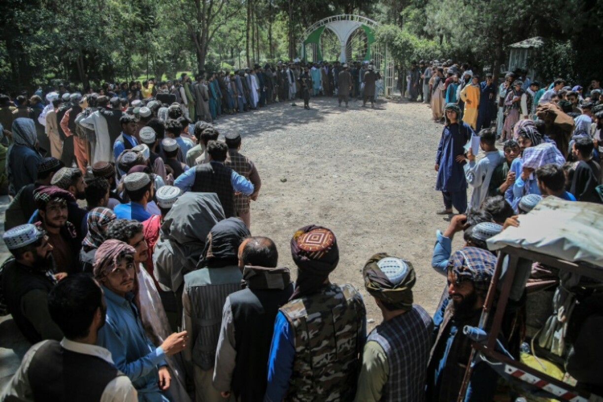 Nearly half of Afghanistan's population lives in poverty, and a quarter of people aged 15 to 29 are unemployed