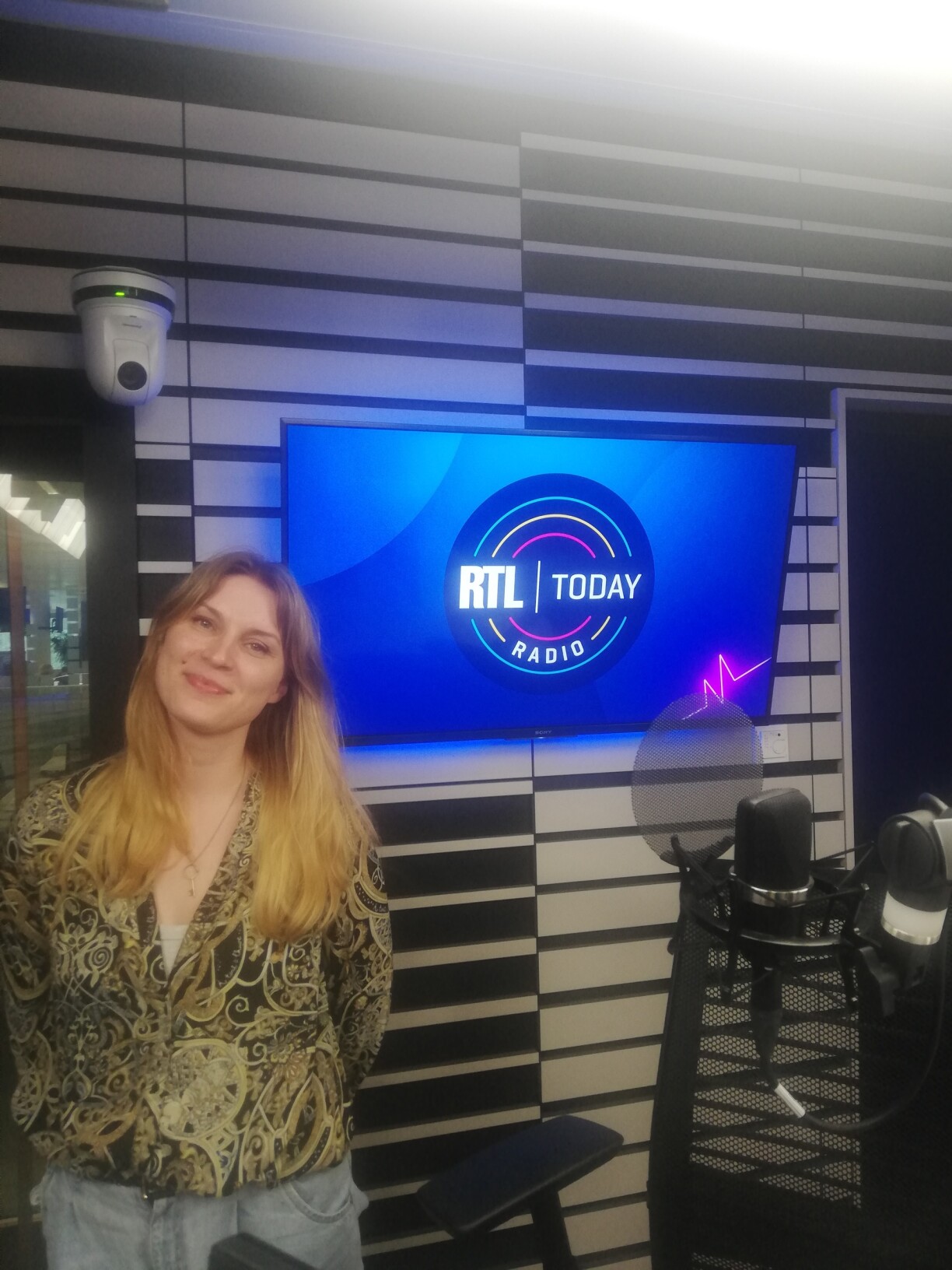 Gintare Parulyte visiting RTL Today Radio on The Home Stretch with Melissa Dalton