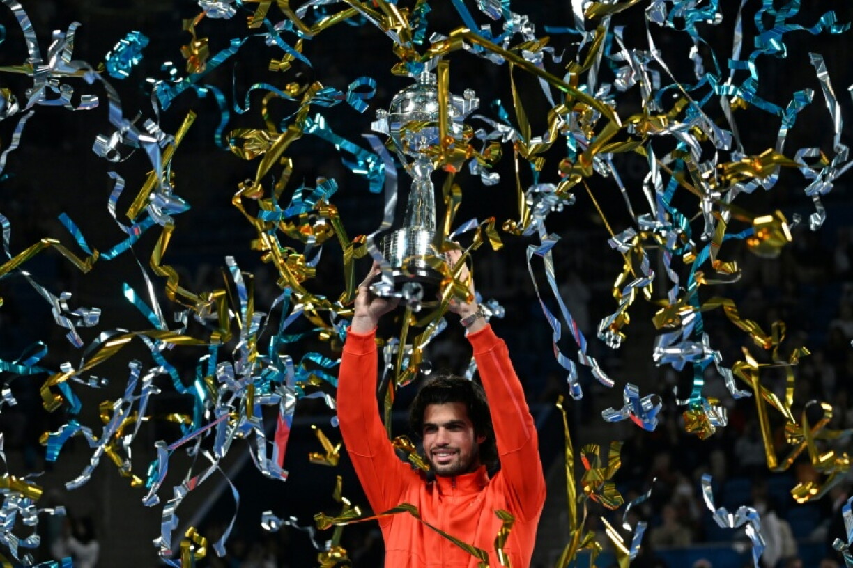Carlos Alcaraz won the Japan Open in Tokyo for his first title since coming back from injury