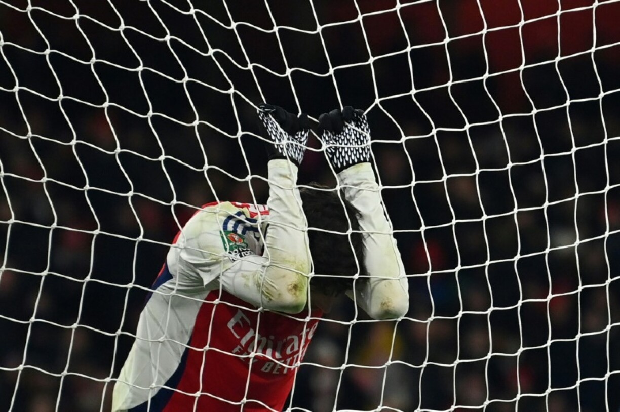 Kai Havertz missed a glorious chance to pull a goal back for Arsenal