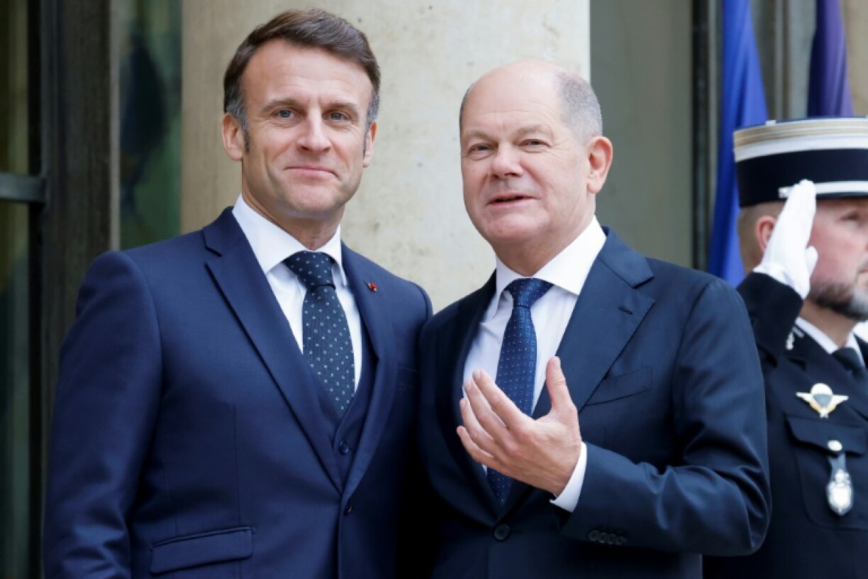 France and Germany will be 'assertive' in dealings with Trump, Scholz said