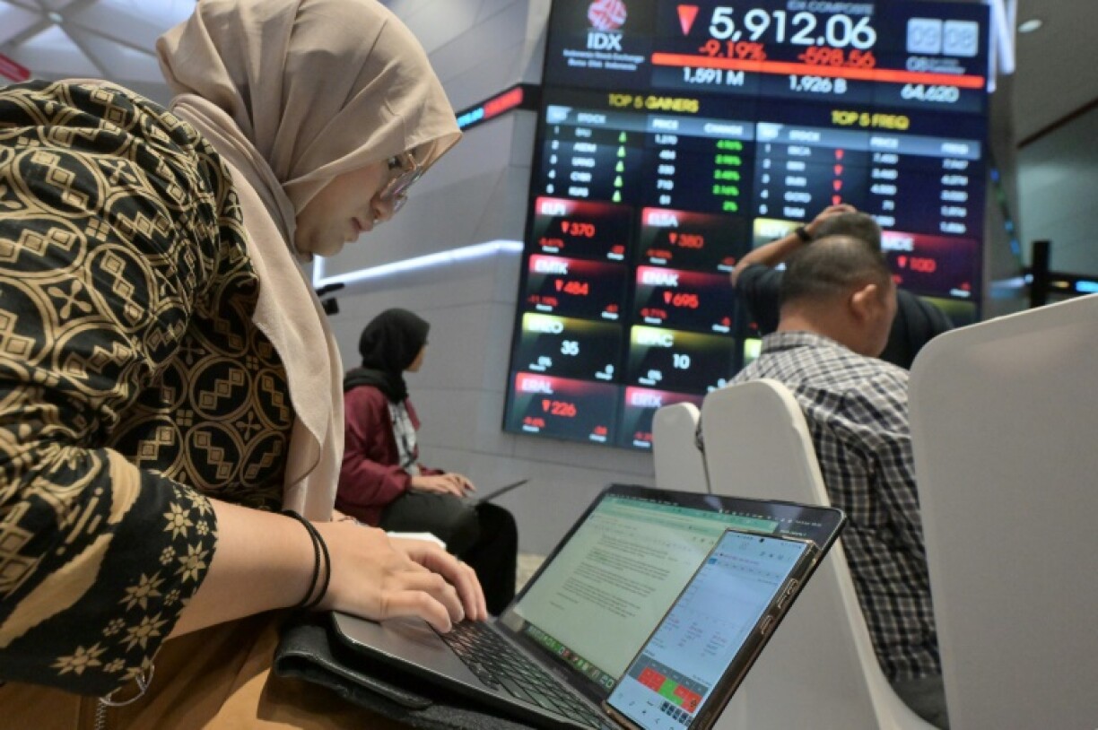 The benchmark Jakarta Composite Index fell 9.19 percent at the open