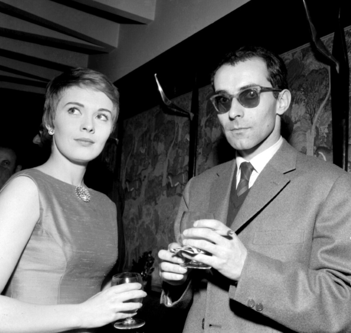 Jean Seberg starred in Jean-Luc Godard's first feature,