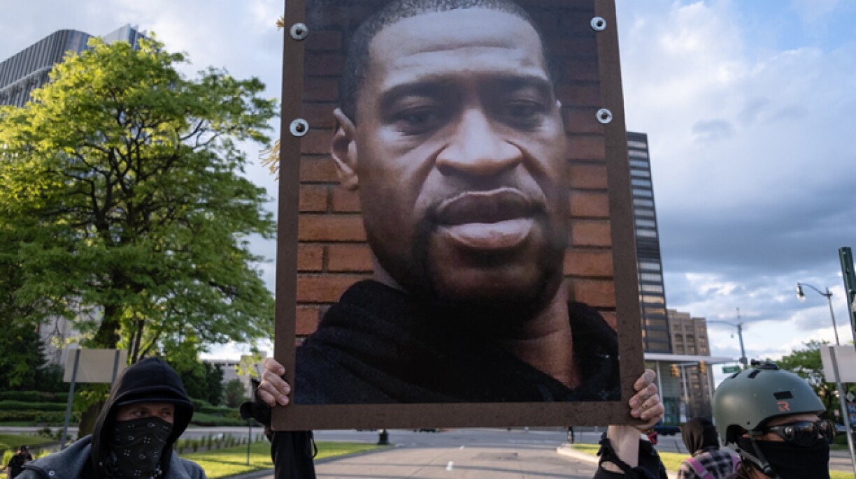 Manifestation à Los Angeles, le 2 juin 2020 après la mort de George Floyd