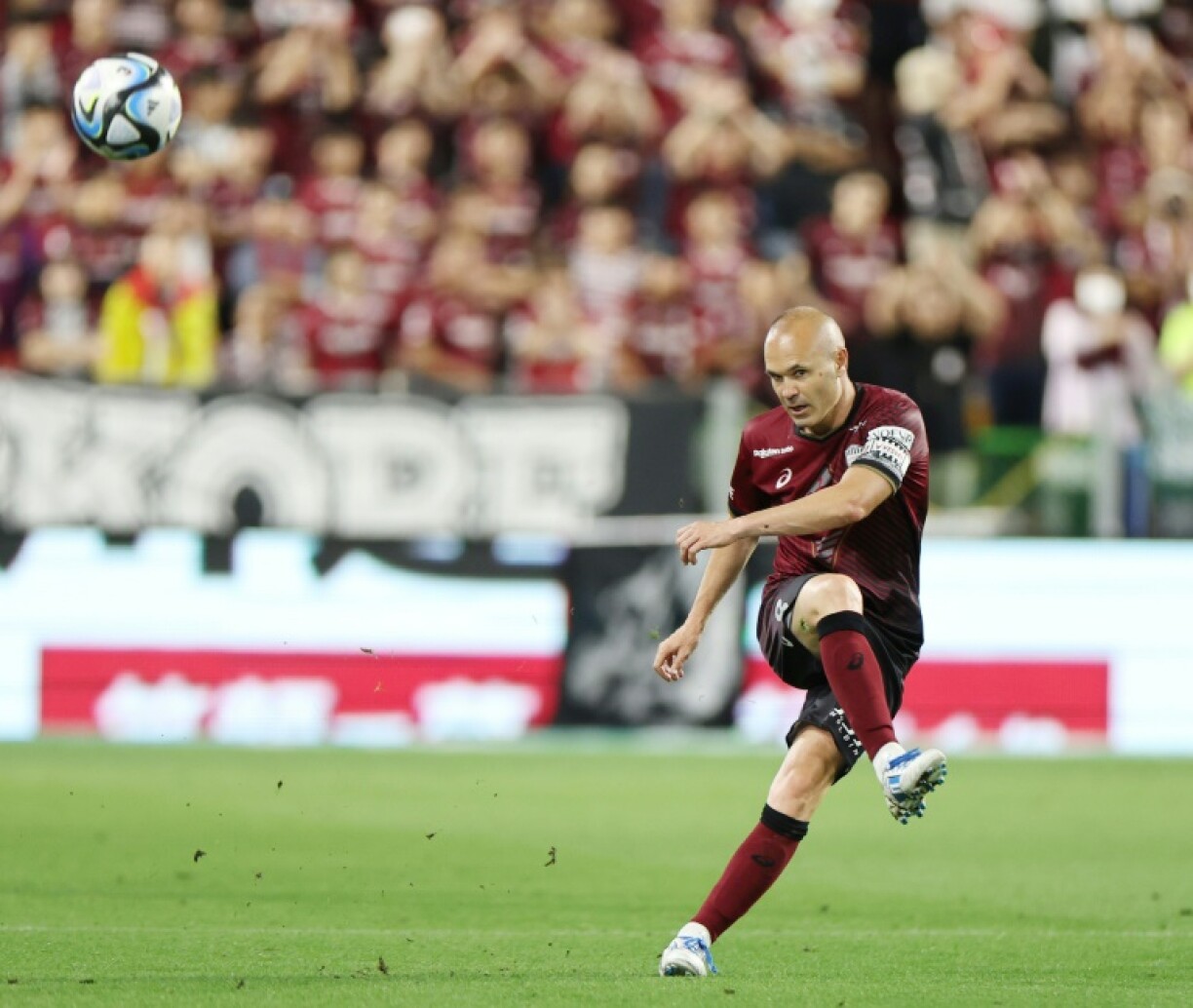 Spanish World Cup winner Andres Iniesta played for Vissel Kobe in Japan's J. League