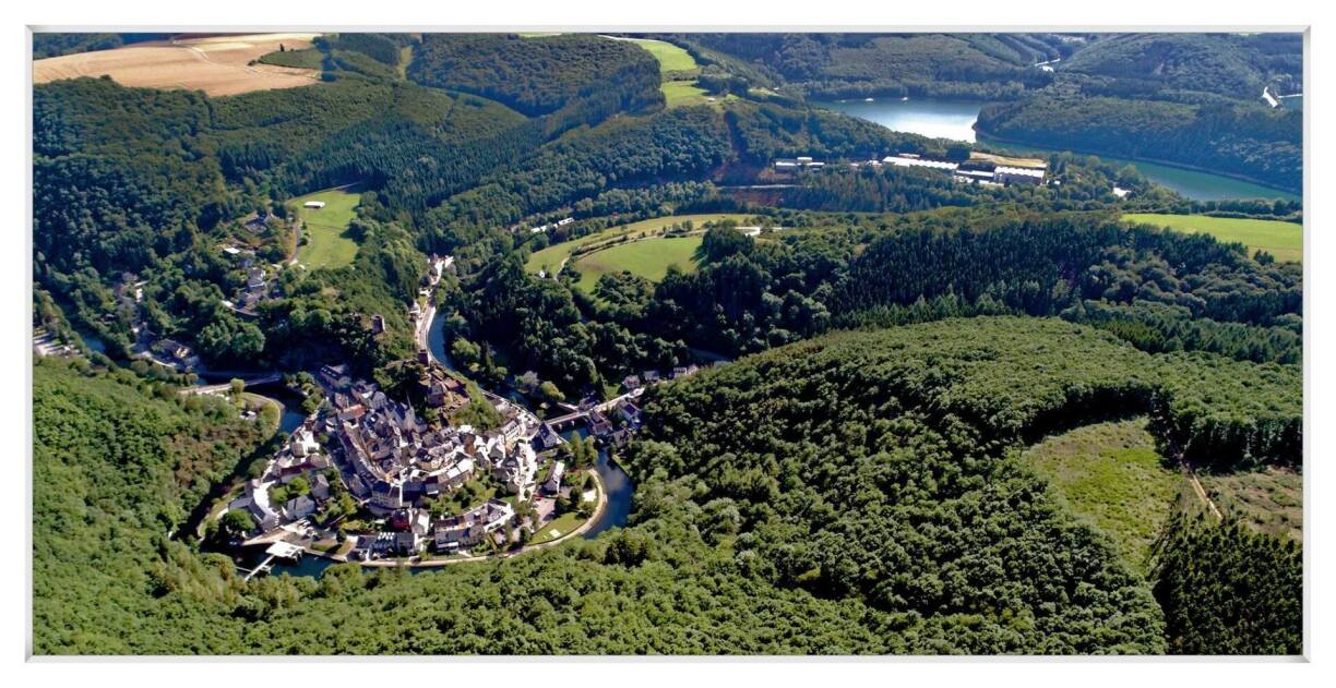 Esch-sur-Sûre in the north of Luxembourg.