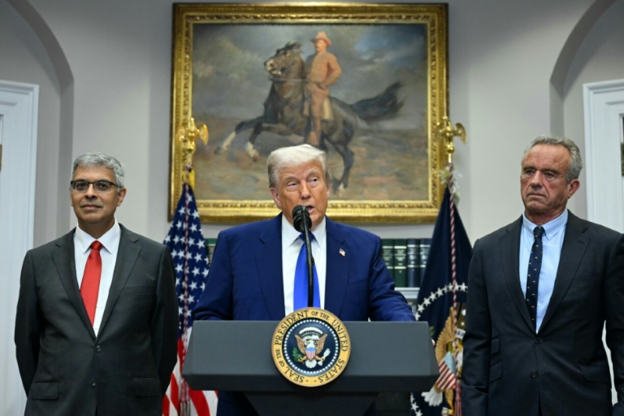 US President Donald Trump blasted the European Union in particular over drug prices, alleging that the bloc forced pharmaceutical firms to lower their costs on their territory