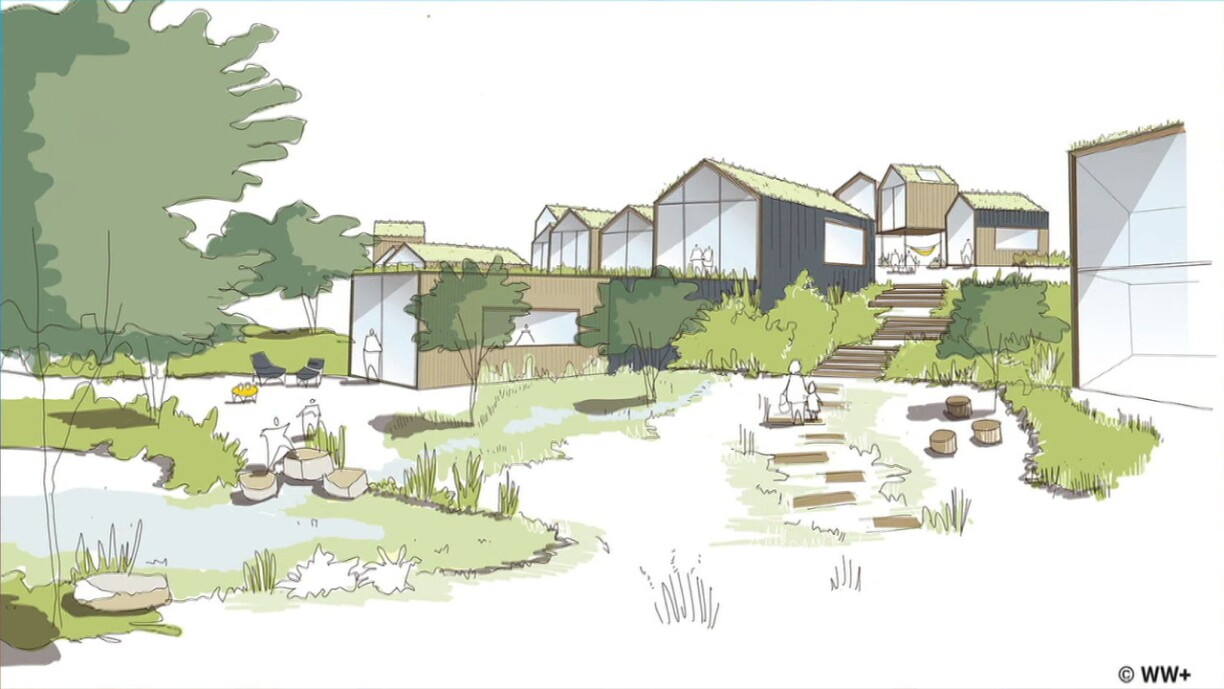 Visuel proposé par un cabinet d'architecture.