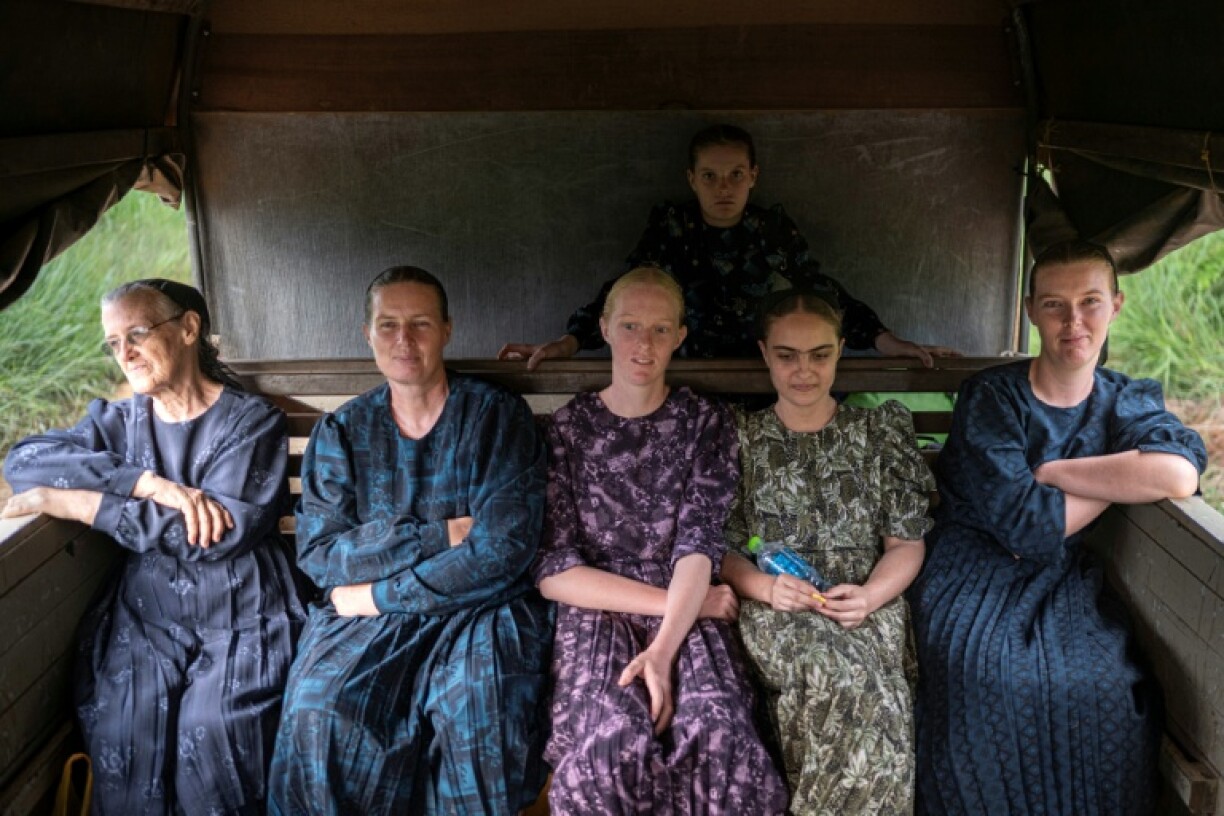 Tractor-drawn carriages are the main mode of transport of Mennonites in Peru's Masisea