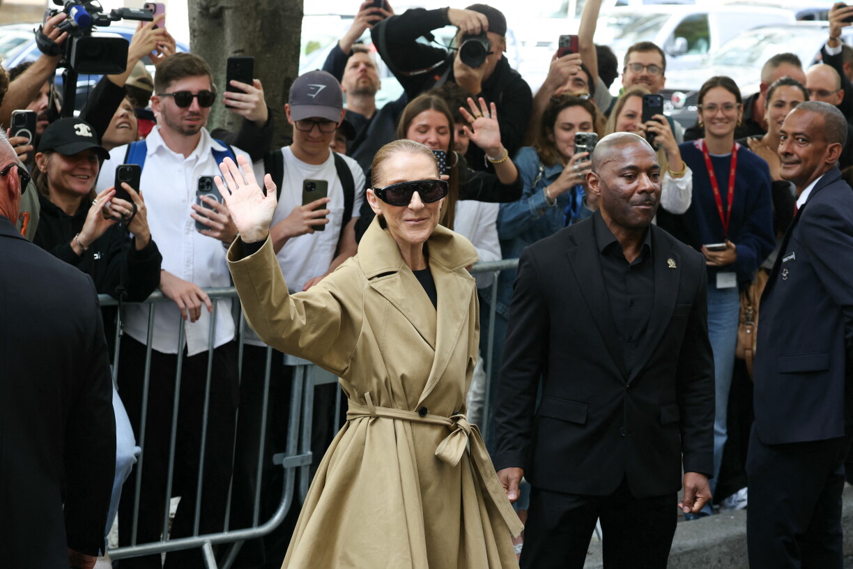 D'Céline Dion ass zu Paräis frëndlech empfaange ginn