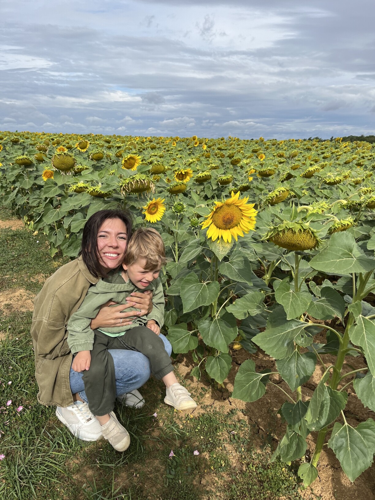 Daniel et sa maman Nataliia.