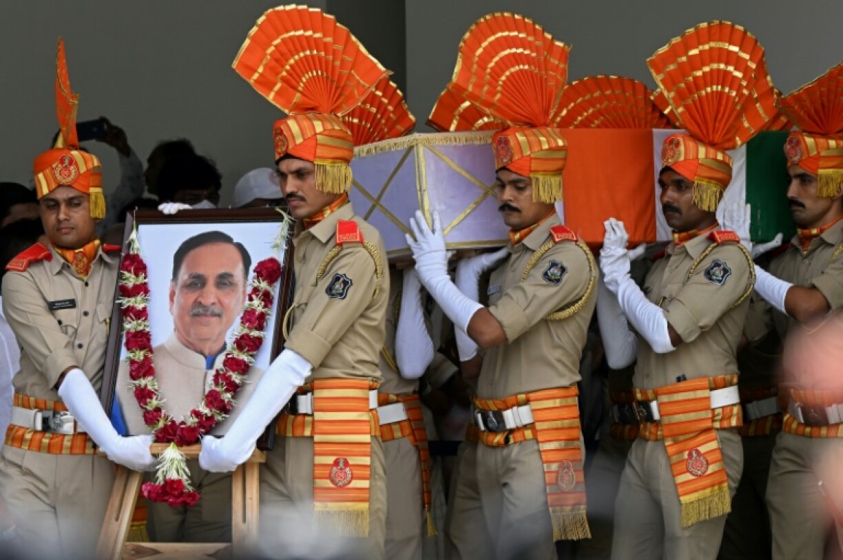 Among the latest victims identified was Vijay Rupani, a senior member of India's ruling party and former chief minister of Gujarat state