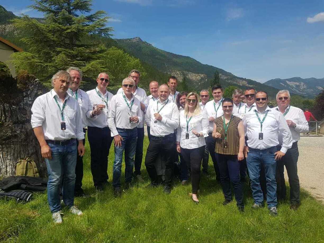 D'Degustateure vun der Lëtzebuerger Delegatioun