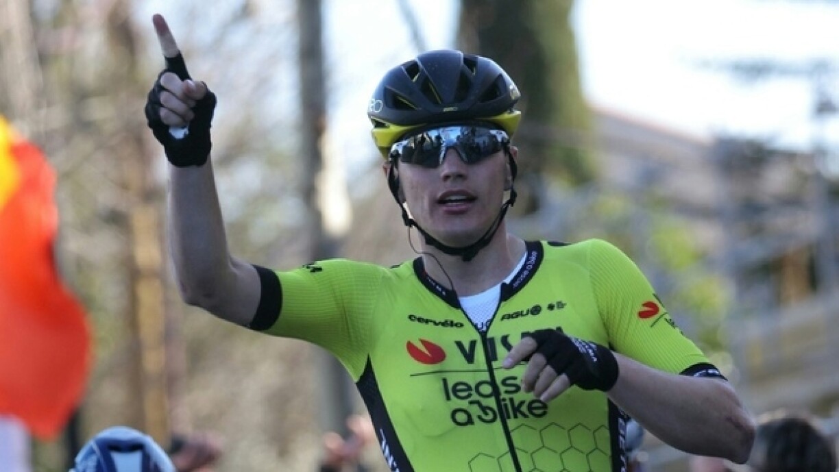 Den Olav Kooij am Paris-Nice am Mäerz 2024.