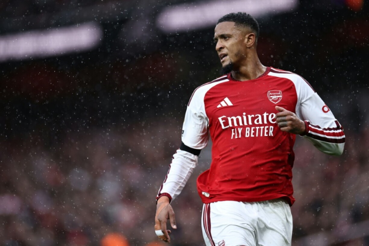 Arsenal defender Ezri Konsa scored against Everton