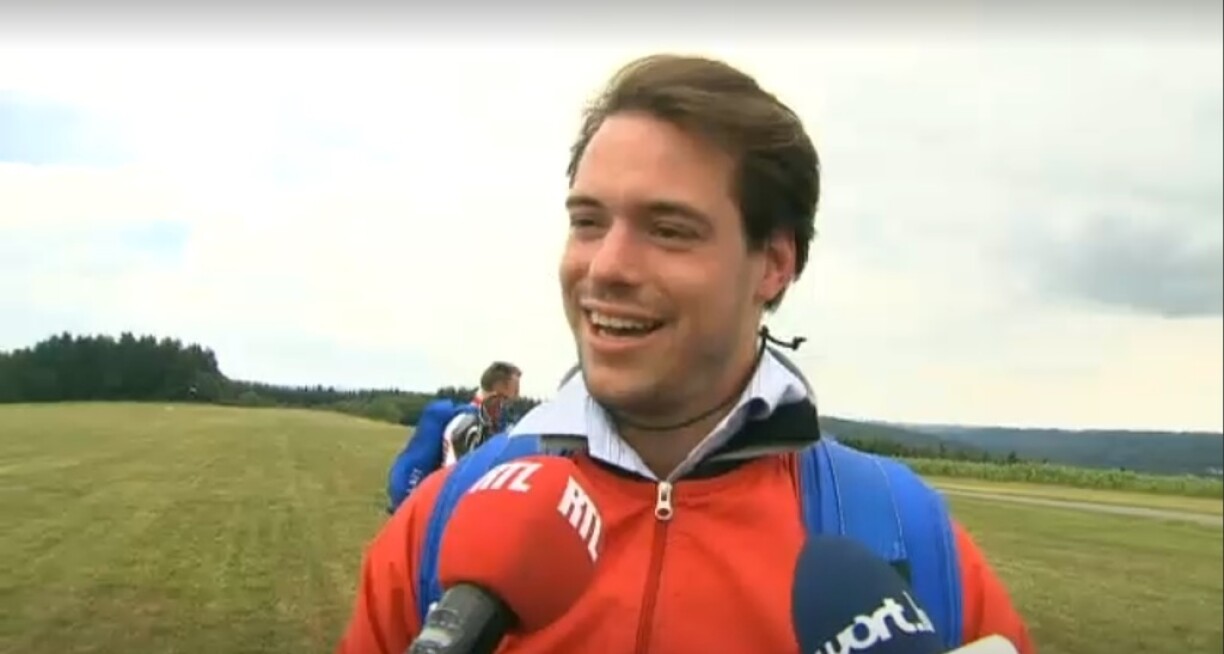 Still feeling the adrenaline rush, Prince Félix was interviewed by RTL and Luxemburger Wort just minutes after he was safely back on solid ground.