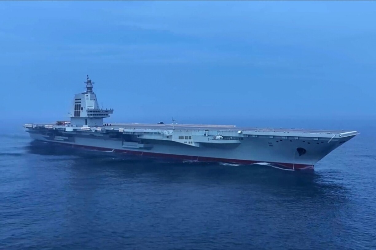 China's third aircraft carrier, Fujian, is named after the province facing Taiwan