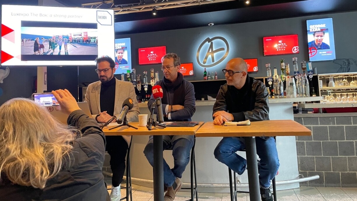 Michel Welter (L), Laurent Loschetter (M), Morgan Gromy (R).