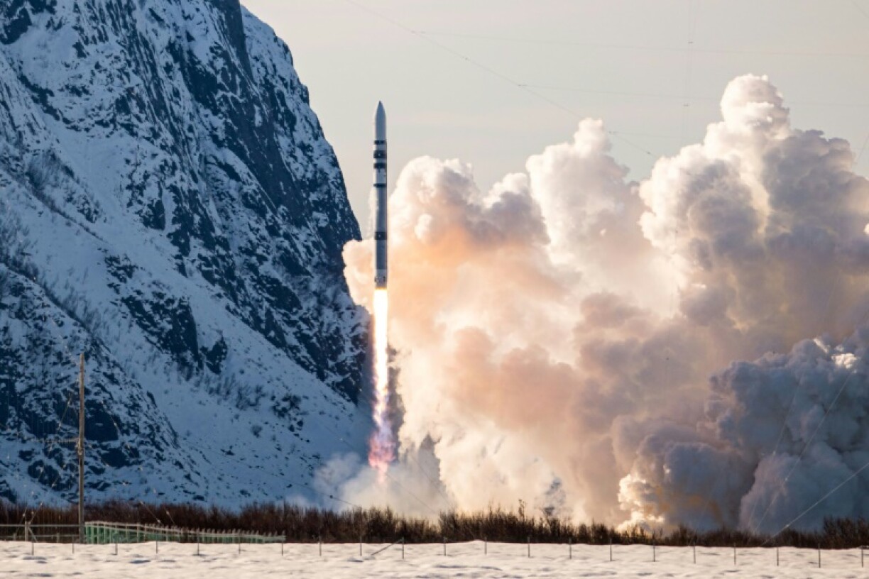 The Spectrum rocket, developed by German start-up Isar Aerospace, launched from Norway's Andoya Spaceport in the Arctic