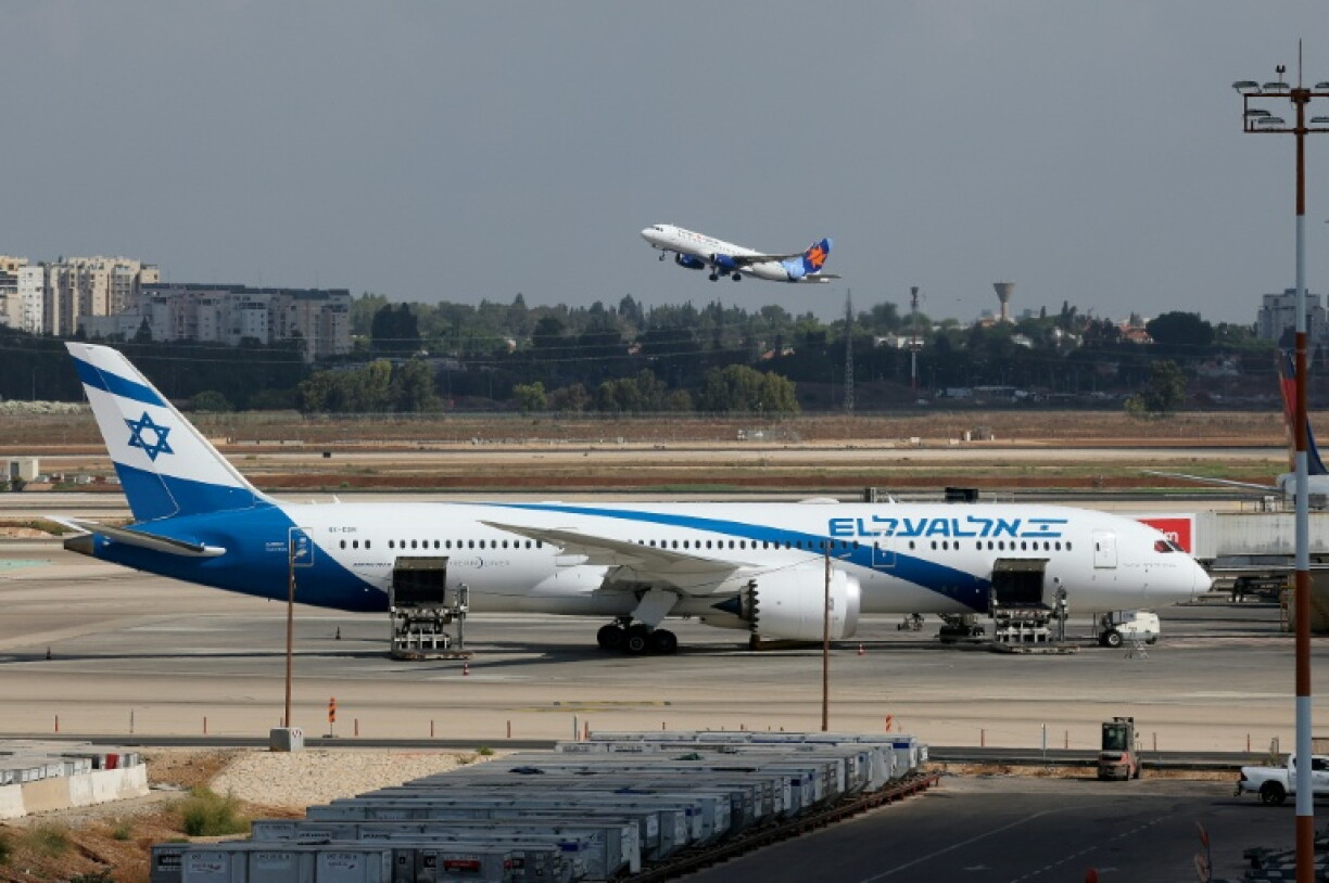 An airplane of Israeli flag carrier El Al on the tarmac at Ben Gurion Airport near Tel Aviv on October 2, 2026