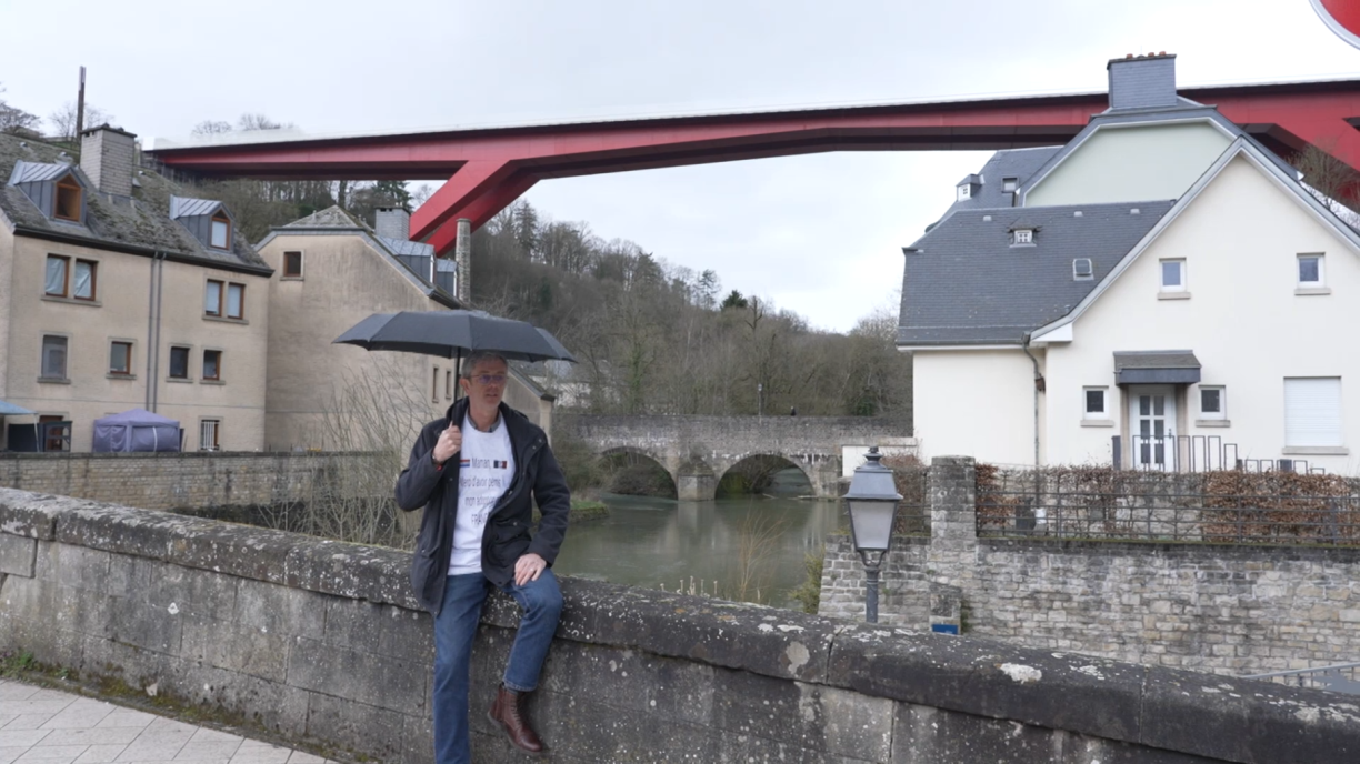 Frédéric Blanjard est venu à plusieurs reprises au Luxembourg, d'abord pour ses recherches, puis par goût. "Je me sens un peu comme chez moi ici" dit-il.