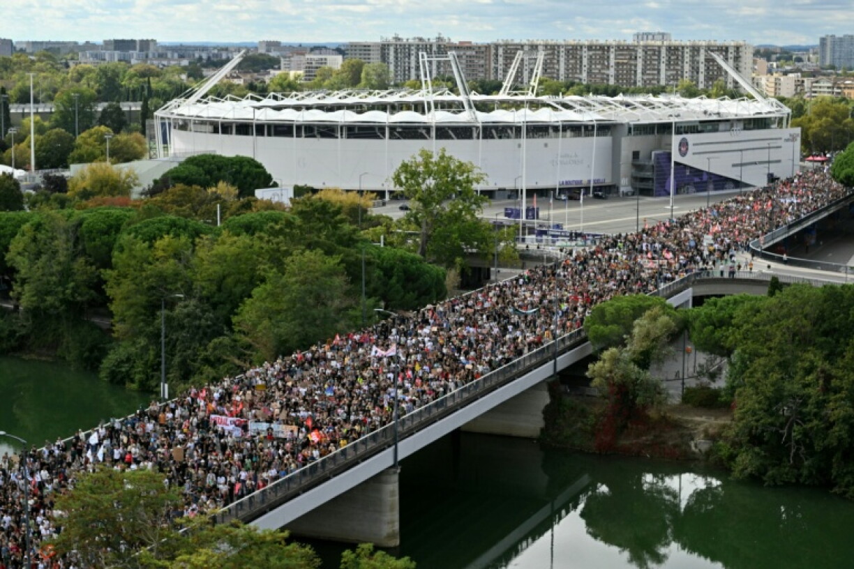 Thousands turned out in in the southwestern city of Toulouse