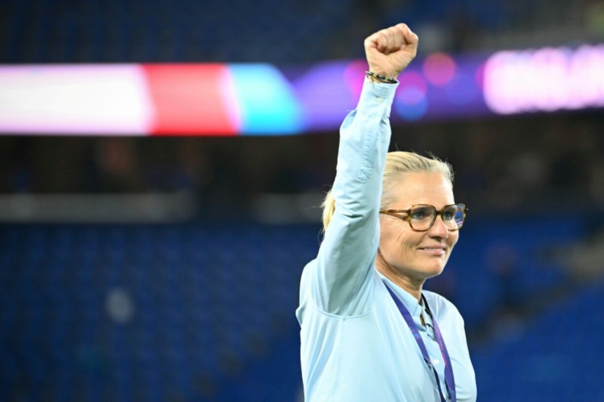 England coach Sarina Wiegman is now a three-time European champion