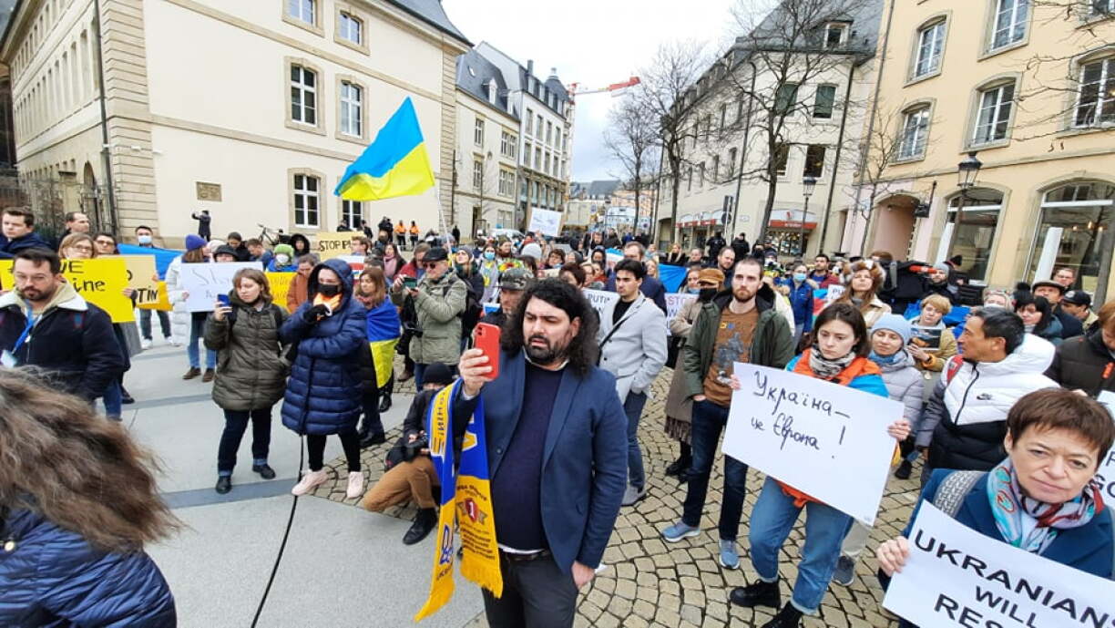 Une manifestation est en cours ce jeudi à Luxembourg-Ville.