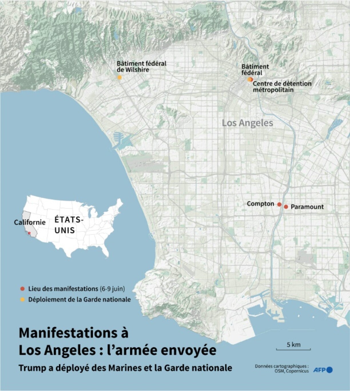 Manifestations à Los Angeles : l'armée envoyée