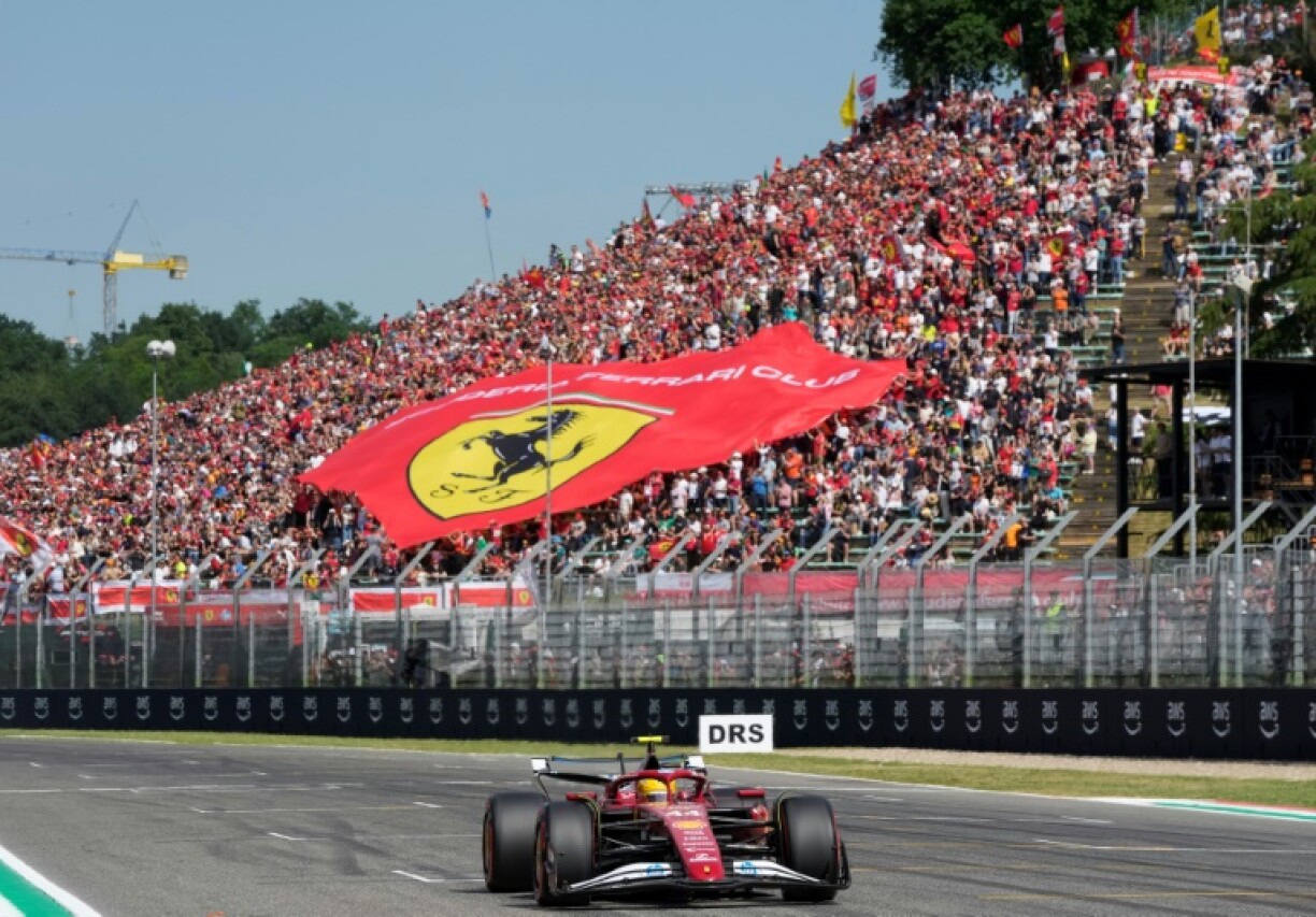 Ferrari's British driver Lewis Hamilton