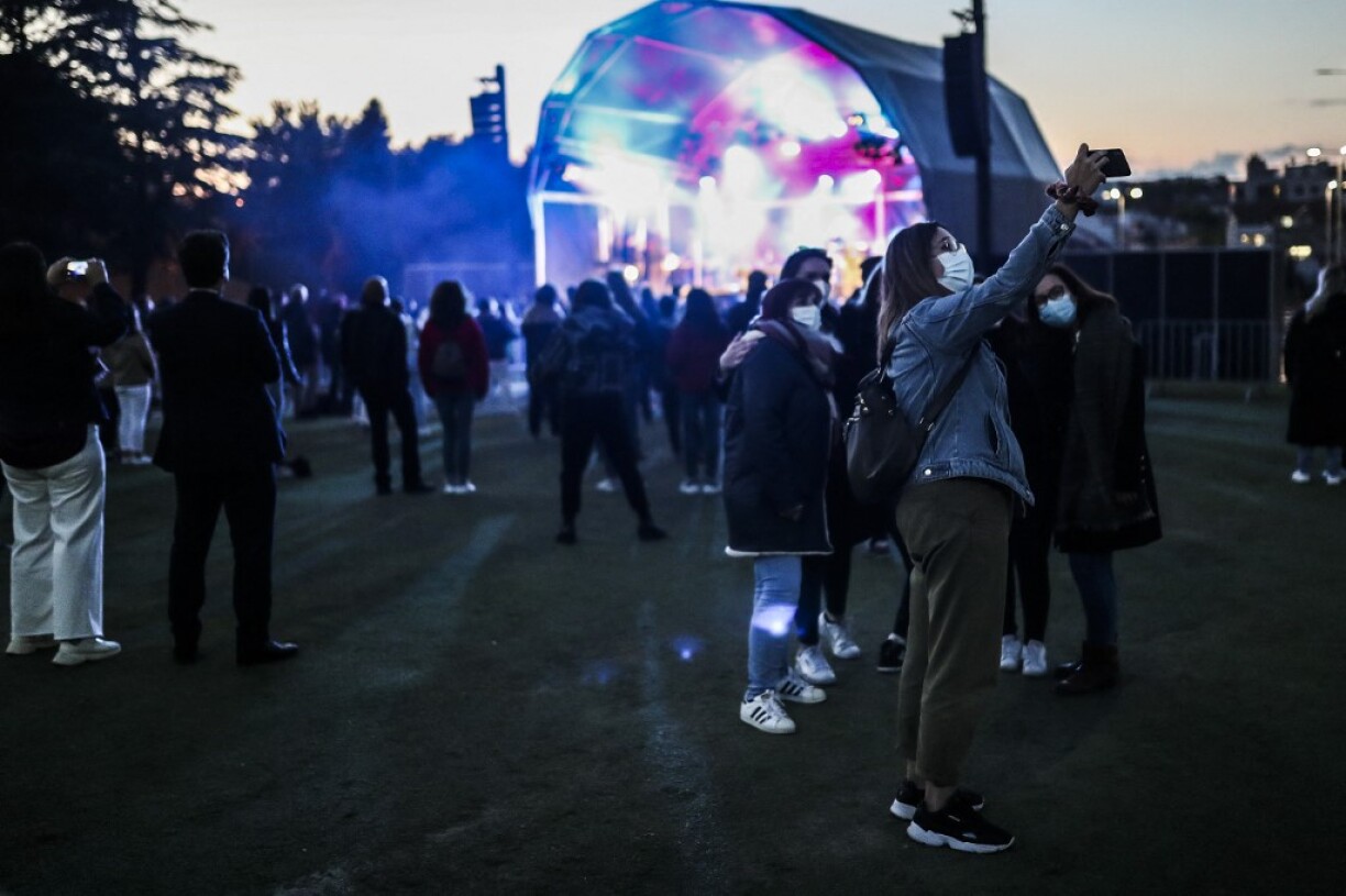 Un concert-test organisé à Braga au Portugal, alors que le déconfinement se poursuit.
