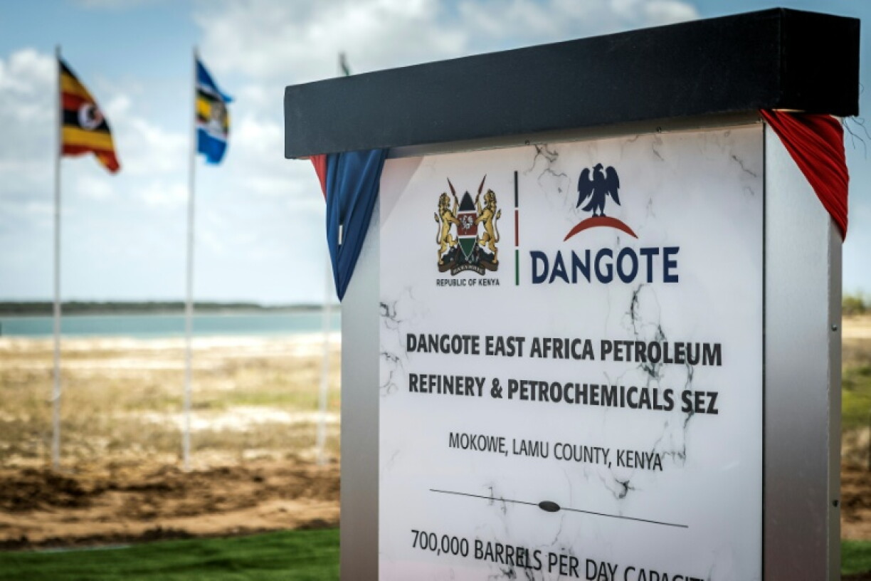 The port of Lamu has become the site for Africa's second-biggest oil refinery, being built by Nigerian tycoon Aliko Dangote